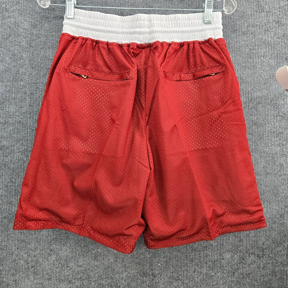 Akatsuki Anime Mesh Basketball Shorts Red White Waist‎ 28 - Picture 3 of 4